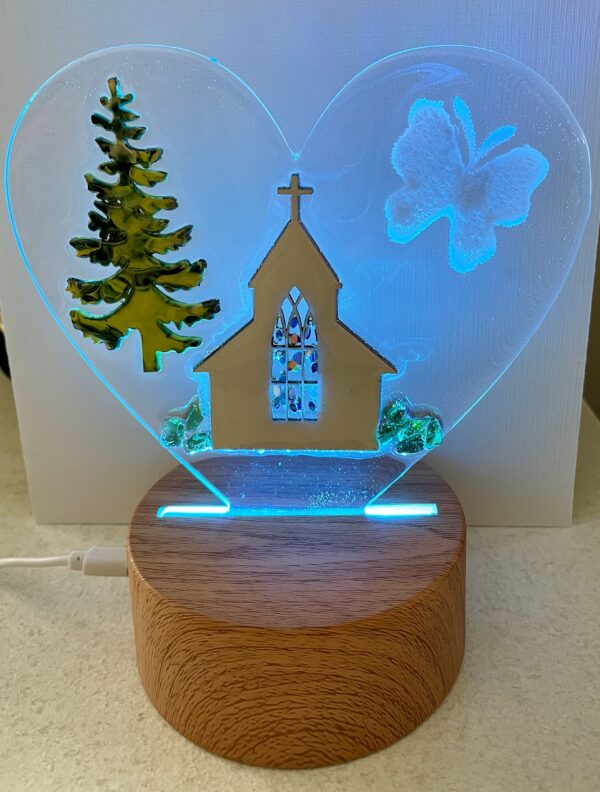 Heart Night Light - Church