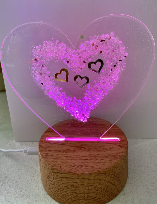 Heart Night Light - Heart - Image 2