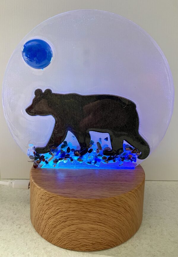 Heart Night Light - Bear